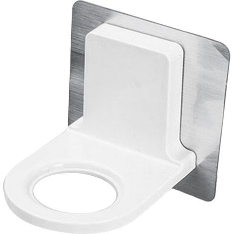 Porte-bouteille de Gel douche pour salle de bain, crochet sans poinçonnage, adhésif fort, porte-savon liquide mural (1/5)