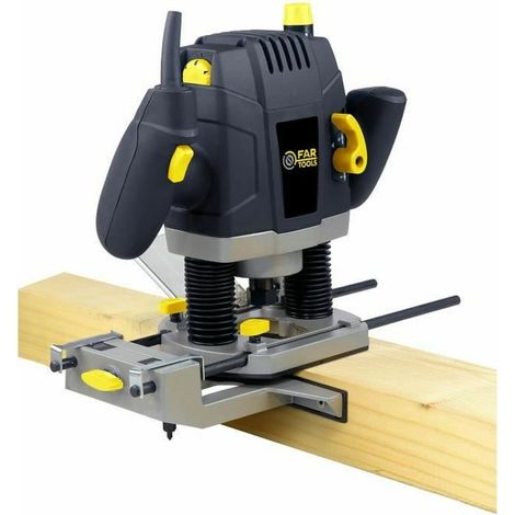FARTOOLS PRO - ER 1300 Defonceuse Electrique 1300 W, Pinces admissibles 8/12 mm - 115470 (1/4)