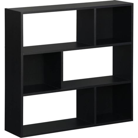 sweeek - Bücherregal 3 Regale 6 Fächer