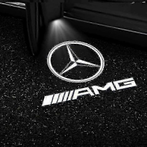 2 projecteurs de logo LED pour portières de voiture Mercedes-Benz Classe GLS/GLC/GLB/GLA/A/B/C/E (1/2)