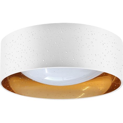 Plafoniera LED Polux Tuluza bianco oro 18W 4000K Ø32cm (1/5)