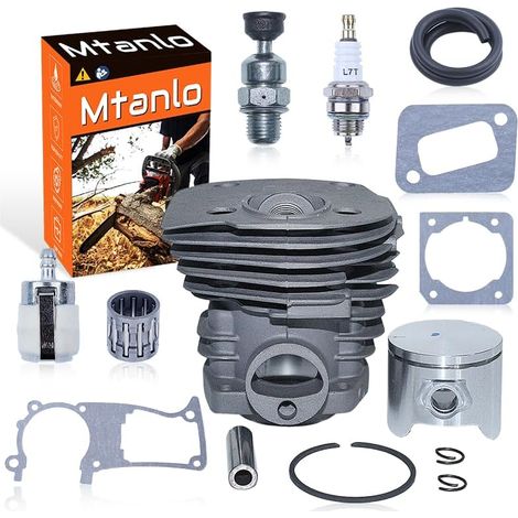 pour Husqvarna 340 345 346XP 350 351 353 pour tronçonneuses, kit de piston de cylindre 44 mm, 503869971, 503 89 44-01, 503 86 25-01 (1/5)