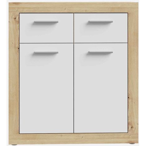 Fibi Legno laminato - Quercia Artisan / Bianco (1/5)