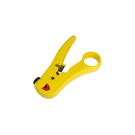 Strumento per spellare/tagliare cavi - LogiLink - Giallo - Tipo di pinza: A spellare - Protezione elettrica: No (1/4)