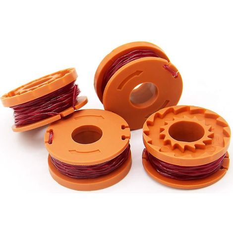 Bobines de fil de rechange WA0004.1 pour coupe-bordures WORX 20 V - Compatibles avec les modèles Worx WG180 et WG163 (1/5)