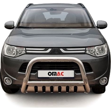 Pare-Buffle Avant Pour Mitsubishi Outlander 2012-2015 Argent
