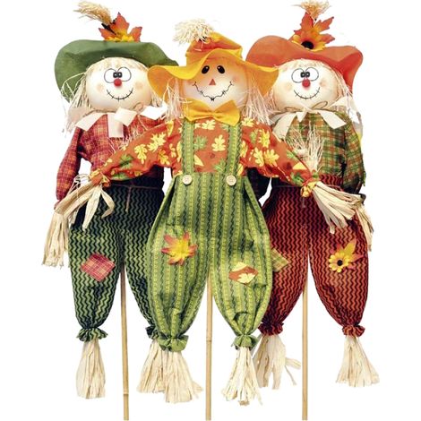 OFFERTA 3 SPAVENTAPASSERI TRADIZIONALI MODELLI ASSORTITI 120 CM ACCESSORI ORTO GIARDINO DECO