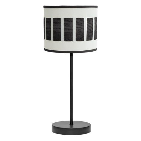 Sobremesa Ivanna 1xe14 Negro/blanco-madera Negra 43x17x17 Cm (1/2)