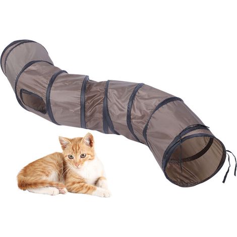 Juguete para gatos con forma de S, túnel seguro para gatos, juguete túnel para gatos (1/5)