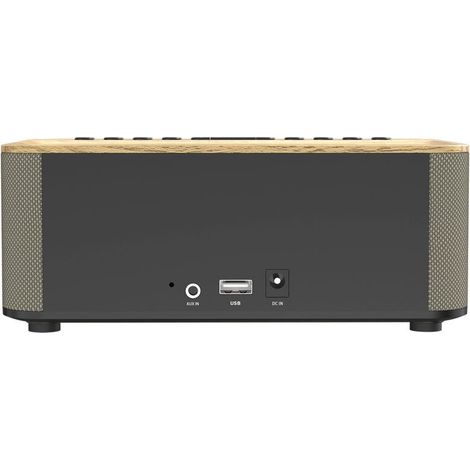 Kenwood Electronics CR-ST40DAB-M Orologio Digitale Beige, Nero, Legno (1/5)