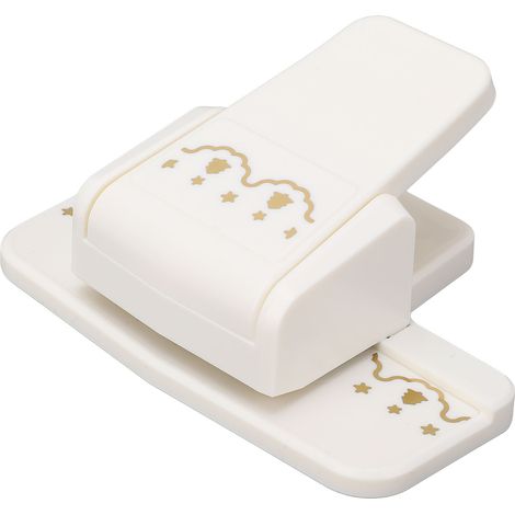 Perforatrice à bordures pour loisirs créatifs, en plastique et métal, type 4. Perforatrice portable pour fleurs en papier à gaufrer, idéale pour les travaux manuels. (1/5)