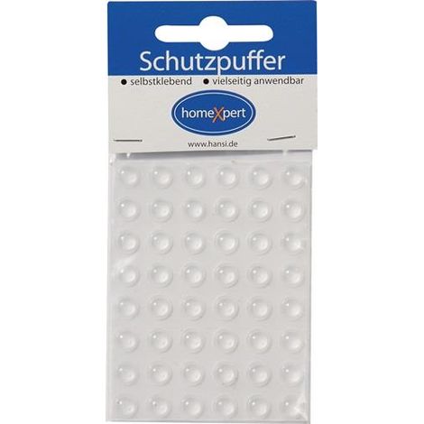 Tampon de protection 7,9mm plastique transparent Lins auto-adhésif