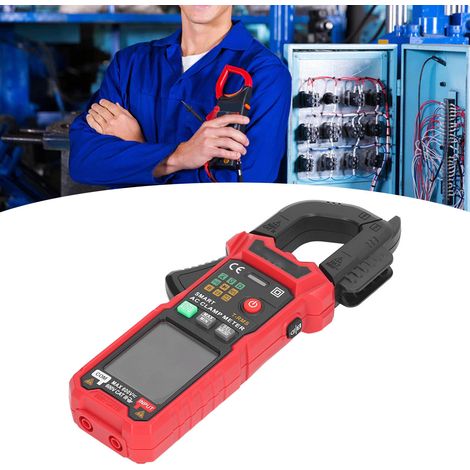 Pince ampèremétrique HT205A pour courant alternatif, multimètre de réparation électrique multifonctionnel True RMS, pince ampèremétrique anti-brûlure (1/5)