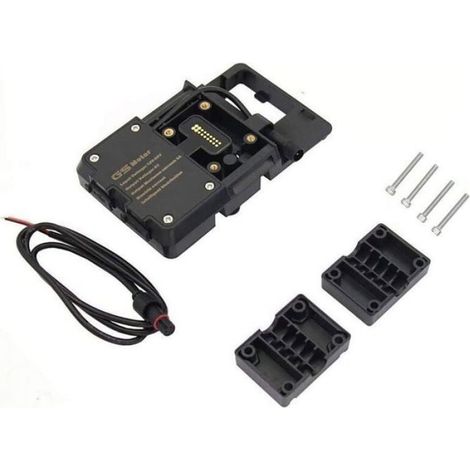 Support de navigation téléphonique - - R1200GS / CRF1000L - Câble USB - Conception en X - Boulons inox (1/4)