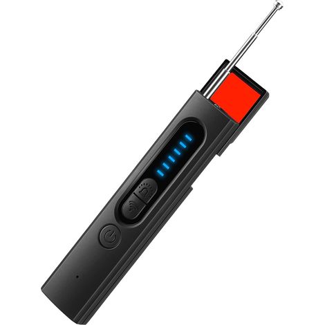 1 Détecteur de signaux, fréquence 1MHz-8GHz, détection magnétique, lampe torche intégrée, pour hôtels et voyages (1/5)
