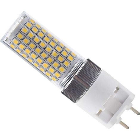 Ampoule LED G12 - 12 W - 120 LED 2835 SMD - 3000 K Blanc Chaud - Angle de Diffusion 360° - Céramique + Aluminium 6063 - Pour Éclairage Domestique - 1 Pièce (1/5)