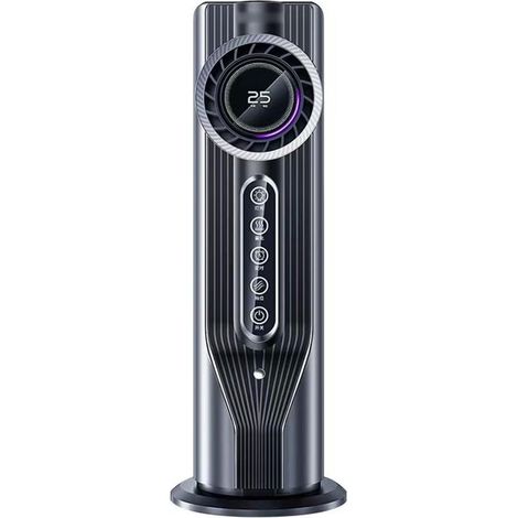 Raffrescatore d'aria e umidificatore portatile 3 in 1, ventilatore da tavolo ultra silenzioso - Less-GRIS (1/2)