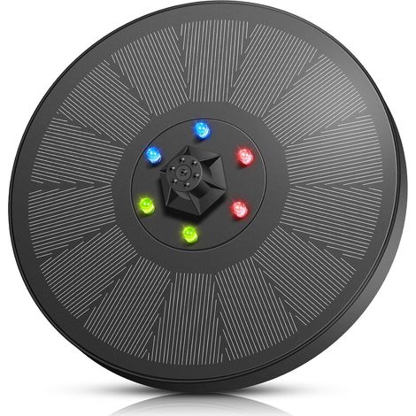 Pompe solaire pour fontaine 3W avec batterie, version améliorée (1/5)