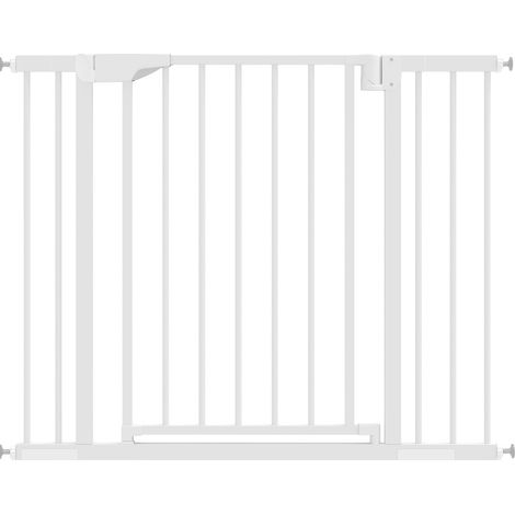 Cancelletto di sicurezza per bambini e animali 76-103 x 76 cm in acciaio bianco MODENUIT (1/3)