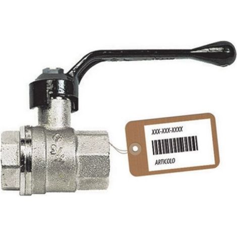 VALVOLA A SFERA FF  CON LEVA F-BRICO 1/2&quot  DN 15  PN 64