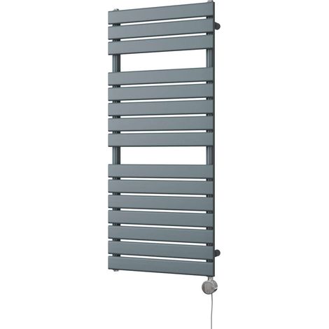 Typhoon - Anthracite Electric Towel Rail H1156mm x W500mm 600w Thermostatic (1/3)
