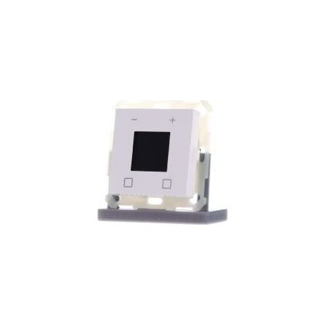 KNX EXTENSION DE TEMPÉRATURE AMBIANTE SMART 55 AVEC ÉCRAN COULEUR, BLANC PUR BRILLANT, MDT SCN-RTN55S.01