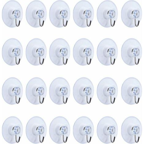 26 pièces salle de bain cuisine ventouse crochets muraux cintres (45mm) (1/5)