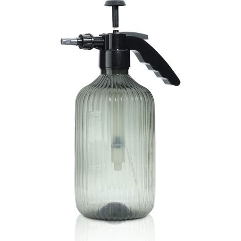 Flacon pulvérisateur à brume fine en plastique de 2 litres avec pompe supérieure, pulvérisateur à pression portatif, adapté au jardinage intérieur et extérieur et au nettoyage de la maison. (1/5)