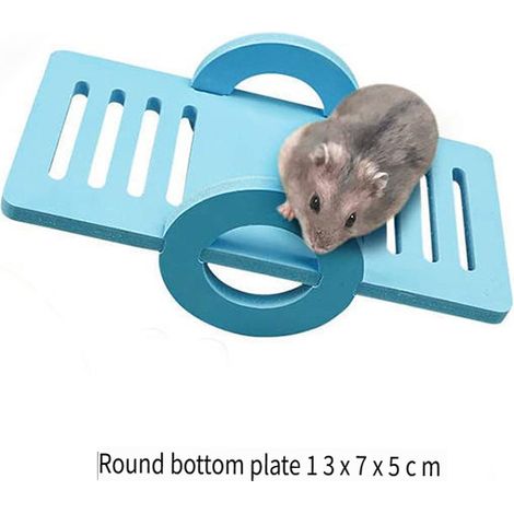 Balançoire pour hamster – Décoration de cage, jouet mignon et amusant pour petits animaux (souris, rats, chinchillas, gerbilles)
