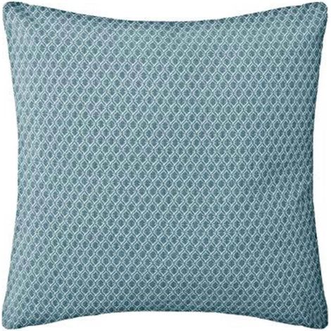 Coussin Déco Déhoussable "Otto" 38x38cm Bleu Canard (1/3)
