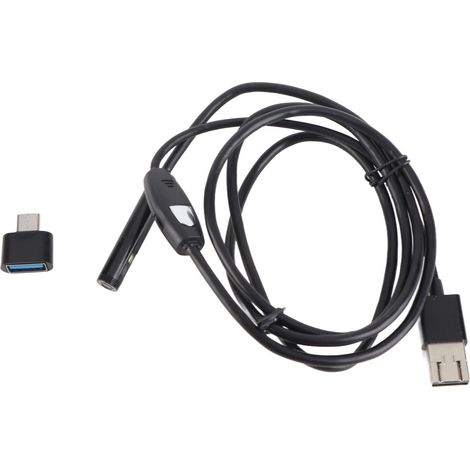 Endoscope Industriel USB/Type-C 8mm Double Lentille - Caméra Rigide 1080P IP67 (1m) - Pour Inspection Auto/Soudure/Nettoyage Climatisation (1/5)