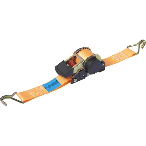 TOOLCRAFT TO-8689782 Selbstaufrollender Spanngurt Zugkraft LC Niederzurren (einzeln/direkt)=750 daN