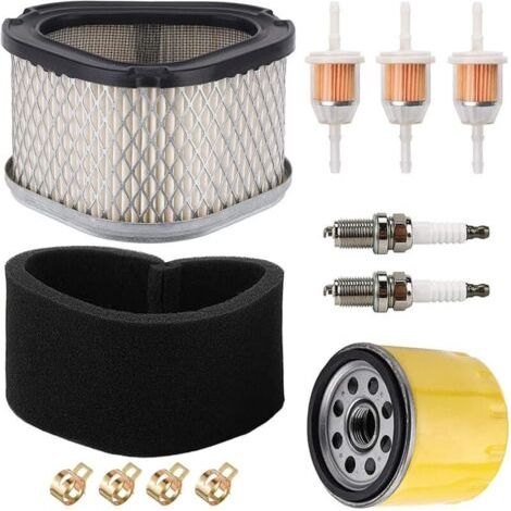 CHOYCLIT Ersatzluftfilter mit Kraftstofffilter für Kohler LX173 LT133 LT155 LTR155 STX30 STX38 S1642 SST15 Rasenmäher, für John Deere GY20574 M92359 AM121608 AM123553 (1/5)