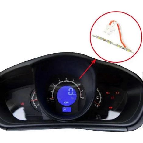 Beleuchtungspanel für Tachometer, Kontrollleuchtenpanel-Teil für Lifan X60 Tachometer (1/5)