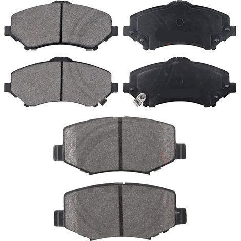 KIT PASTIGLIE FRENO ANTERIORI E POSTERIORI compatibile con KIA CARNIVAL II (GQ) / PASTIGLIE FRENANTI AUTO OEM P 30 012 P 30 058,P 30 035 / SOSTITUZIONE DIRETTA / BASSA POLVERE / SILENZIOSO (1/4)