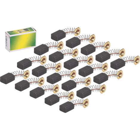 20 balais moteur en cuivre haute résistance, pièces de rechange pour outil électrique de coupe (1/5)