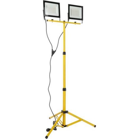 Projecteur LED de chantier TIGRA TRÉPIED 2x100W 4000K IP54 blanc naturel (1/5)