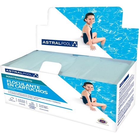 Floculante sólido Astralpool en saquitos de 1kg (1 caja)