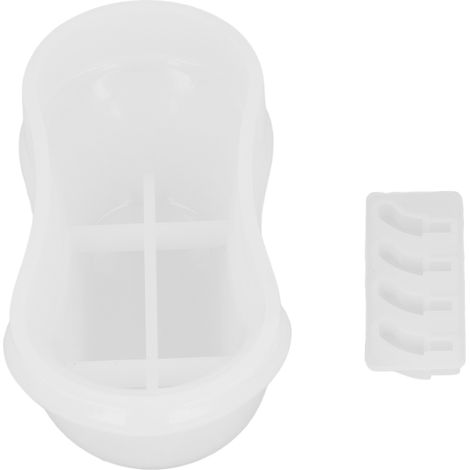 Moule en résine pour rangement de baignoire, démoulage facile, moule en silicone pour coulée de résine époxy DIY pour porte-clés, bijoux, rangement de bonbons. (1/5)