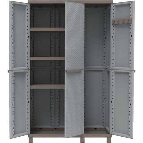 Armario bioclimático tres puertas 102x39x170