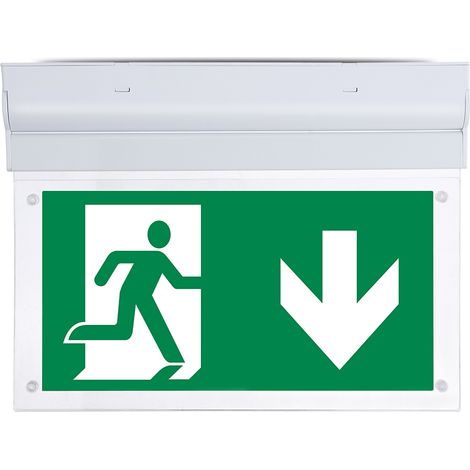 V-TAC SA/SE 2W CREE LED-Notleuchte für Decke/Wand, 3 Stunden Akkulaufzeit, 6000K, IP20 – Artikelnummer 836-6