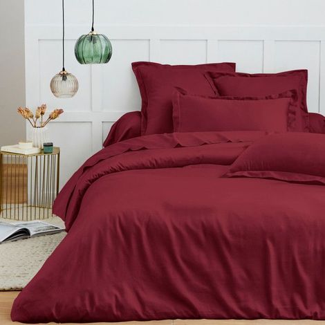 Housse de couette 260 x 240 cm "Prémium" pour lit 2 places King Size - Prémium Grenat