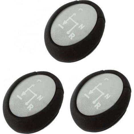 3X Pommeau de Levier de Vitesse Automatique Argenté pour Fortwo 450451 1998-2014 Roadster 452 2003-2006