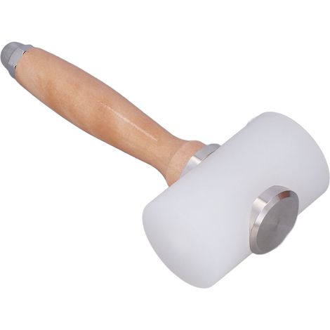 Outils pour le travail du cuir (DIY) : marteau à sculpter le cuir en forme de T, marteau en nylon, marteau imprimé, marteau en forme de T à manche en bois (1/5)