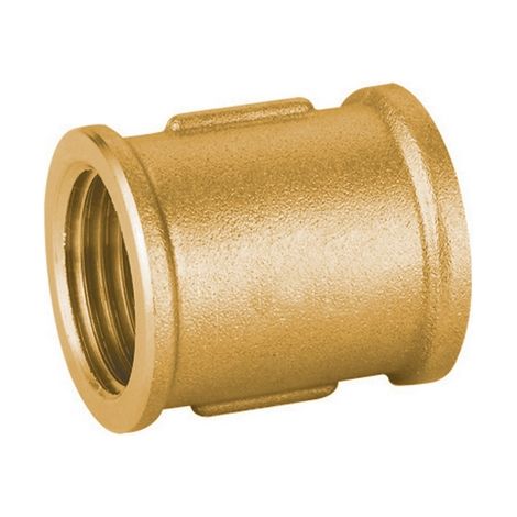 MANICOTTO DIRITTO FF IN OTTONE GIALLO PESANTE IBP- 1/2- IBP- pezzi 1