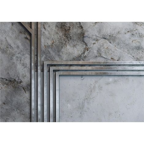 Moderne Fototapete Beton Loft Abstrakt – Großformat Wandtapete 150x105 cm – Design für Wohnzimmer & Schlafzimmer