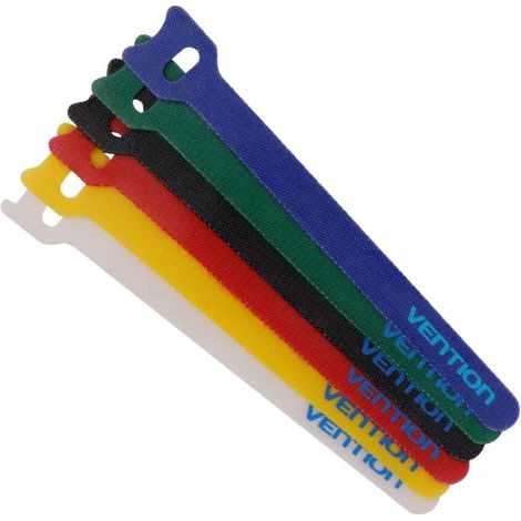 Striscia organizzatrice de cavi venzione kac00/ 15cm/ confezione de 6