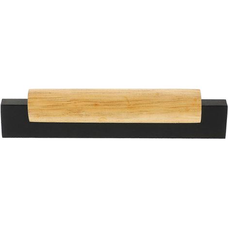 Poignées de meubles, poignées de tiroirs, meubles de cuisine, poignées en bois noir et métal (1/5)