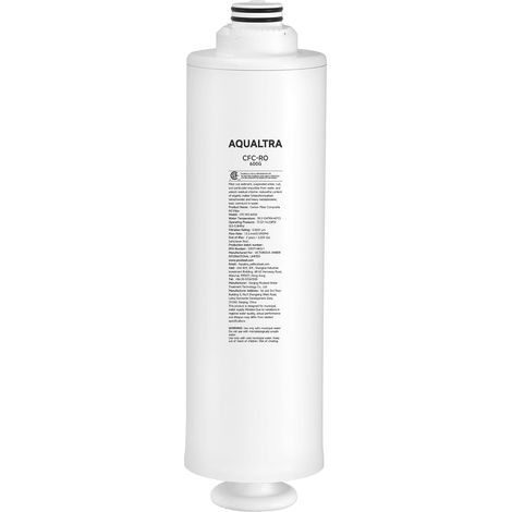 Filtre RO de remplacement Système d'osmose inverse sous évier, durée de vie 24–36 mois – débit 600 GPD, ratio eau pure/eau usée 3:1, réduit TDS, plomb, chlore et plus (1/5)