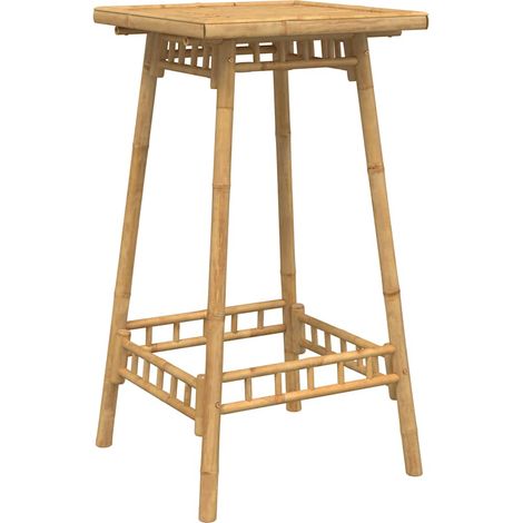 Maison Exclusive - Garten-Bartisch Quadratisch 55x55x100 cm Bambu